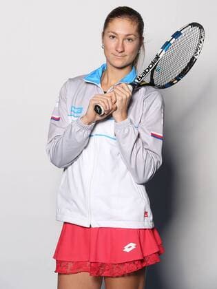 Tennis player Denisa Allertova, member of the Czech Republic Fed Cup team (CTKxPhoto PavelxLebeda) CTKPhotoF201603151002701 
