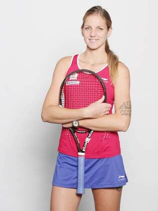 Tennis player Karolina Pliskova, member of the Czech Republic Fed Cup team (CTKxPhoto PavelxLebeda) CTKPhotoF201603151009901 