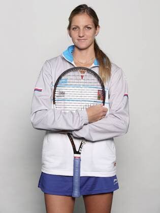 Tennis player Karolina Pliskova, member of the Czech Republic Fed Cup team (CTKxPhoto PavelxLebeda) CTKPhotoF201603151011301 