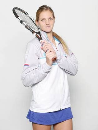 Tennis player Karolina Pliskova, member of the Czech Republic Fed Cup team (CTKxPhoto PavelxLebeda) CTKPhotoF201603151014301 