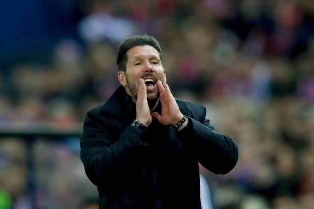 Atletico de Madrid Argentinian coach Diego Simeone reacts during a Champions League round 16 second leg match held at Vicente Calderon stadium in Madrid, Spain, 15 March 2016. ATLETICO MADRID VS PSV ENINDHOVEN !ACHTUNG: NUR REDAKTIONELLE NUTZUNG!  MAD020 20160315-635936771984033647