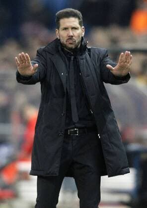 Fußball, Champions League, Atletico Madrid - PSV Eindhoven Atletico de Madrid s coach Diego Pablo Simeone during UEFA Champions League match. March 15,2016.  (20160315135)