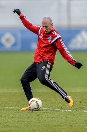 Deutschland, Hamburg , Trainingsgelände am Volkspark Stadion, Fussball, 1. Bundesliga, Saison 2015 2016 , Training des Hamburger SV , Josip Drmic(HSV)