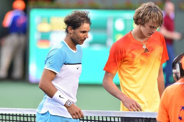 Rafael Nadal (Esp) vs Alexander Zverev (Ger) - Tennis, Indian Wells 2016 - 16 03 2016 TennisMagazine Panoramic 