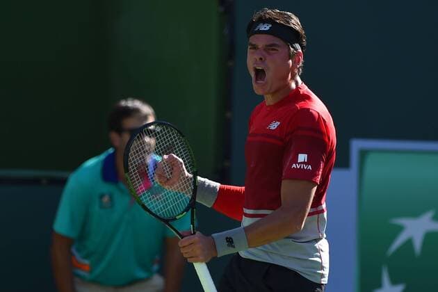Milos Raonic (Can) - Tennis, Indian Wells 2016 - 16 03 2016 TennisMagazine Panoramic 