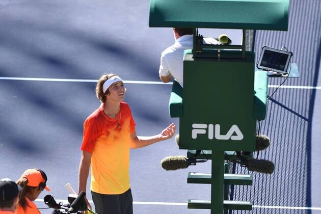 Alexander Zverev (Ger) - Tennis, Indian Wells 2016 - 16 03 2016 TennisMagazine Panoramic 