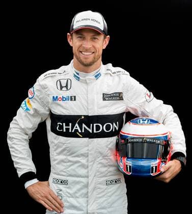Motorsport, Formel 1, GP Australien, Fahrer Fotoshooting beim Media Day vor dem ersten Rennen in Melbourne March 17, 2016: Jenson Button (GBR) 22 from the McLaren Honda Formula 1 team at the drivers portrait session prior to the 2016 Australian Formula One Grand Prix at Albert Park, Melbourne, Australia. Formula One 2016: Australia Day 1 - ZUMAc04_