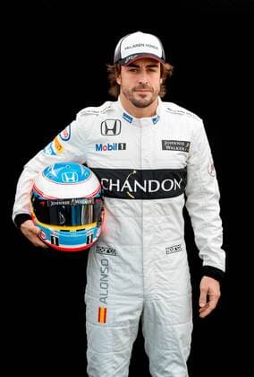 Motorsport, Formel 1, GP Australien, Fahrer Fotoshooting beim Media Day vor dem ersten Rennen in Melbourne March 17, 2016: Fernando Alonso (ESP) 14 from the McLaren Honda Formula 1 team at the drivers portrait session prior to the 2016 Australian Formula One Grand Prix at Albert Park, Melbourne, Australia. Formula One 2016: Australia Day 1 - ZUMAc04_