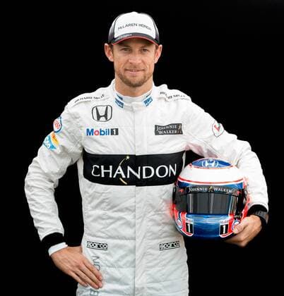 Motorsport, Formel 1, GP Australien, Fahrer Fotoshooting beim Media Day vor dem ersten Rennen in Melbourne March 17, 2016: Jenson Button (GBR) 22 from the McLaren Honda Formula 1 team at the drivers portrait session prior to the 2016 Australian Formula One Grand Prix at Albert Park, Melbourne, Australia. Formula One 2016: Australia Day 1 - ZUMAc04_
