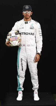 Motorsport, Formel 1, GP Australien, Fahrer Fotoshooting beim Media Day vor dem ersten Rennen in Melbourne Motorsports: FIA Formula One World Championship WM Weltmeisterschaft 2016, Grand Prix of Australia, 44 Lewis Hamilton (GBR, Mercedes AMG Petronas Formula One Team), xHOCHxZWEIx