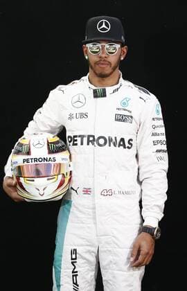 Motorsport, Formel 1, GP Australien, Fahrer Fotoshooting beim Media Day vor dem ersten Rennen in Melbourne Motorsports: FIA Formula One World Championship WM Weltmeisterschaft 2016, Grand Prix of Australia, 44 Lewis Hamilton (GBR, Mercedes AMG Petronas Formula One Team), xHOCHxZWEIx