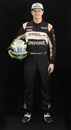 Motorsport, Formel 1, GP Australien, Fahrer Fotoshooting beim Media Day vor dem ersten Rennen in Melbourne Motorsports: FIA Formula One World Championship WM Weltmeisterschaft 2016, Grand Prix of Australia, 27 Nico Hulkenberg (GER, Sahara Force India F1 Team), xHOCHxZWEIx
