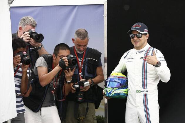 Motorsport, Formel 1, GP Australien, Fahrer Fotoshooting beim Media Day vor dem ersten Rennen in Melbourne Motorsports: FIA Formula One World Championship WM Weltmeisterschaft 2016, Grand Prix of Australia, 19 Felipe Massa (BRA, Williams Martini Racing), xHOCHxZWEIx