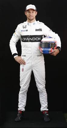 Motorsport, Formel 1, GP Australien, Fahrer Fotoshooting beim Media Day vor dem ersten Rennen in Melbourne Motorsports: FIA Formula One World Championship WM Weltmeisterschaft 2016, Grand Prix of Australia, 22 Jenson Button (GBR, McLaren Honda Formula 1 Team), xHOCHxZWEIx