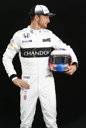 Motorsport, Formel 1, GP Australien, Fahrer Fotoshooting beim Media Day vor dem ersten Rennen in Melbourne Motorsports: FIA Formula One World Championship WM Weltmeisterschaft 2016, Grand Prix of Australia, 22 Jenson Button (GBR, McLaren Honda Formula 1 Team), xHOCHxZWEIx