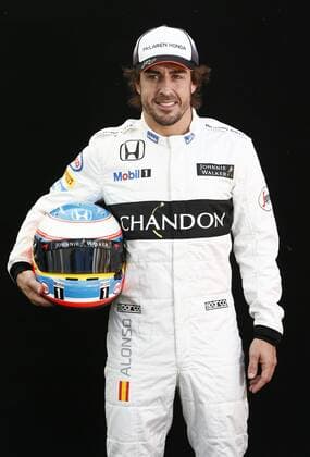 Motorsport, Formel 1, GP Australien, Fahrer Fotoshooting beim Media Day vor dem ersten Rennen in Melbourne Motorsports: FIA Formula One World Championship WM Weltmeisterschaft 2016, Grand Prix of Australia, 14 Fernando Alonso (ESP, McLaren Honda Formula 1 Team), xHOCHxZWEIx