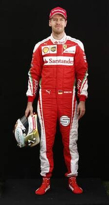 Motorsport, Formel 1, GP Australien, Fahrer Fotoshooting beim Media Day vor dem ersten Rennen in Melbourne Motorsports: FIA Formula One World Championship WM Weltmeisterschaft 2016, Grand Prix of Australia, 5 Sebastian Vettel (GER, Scuderia Ferrari), xHOCHxZWEIx
