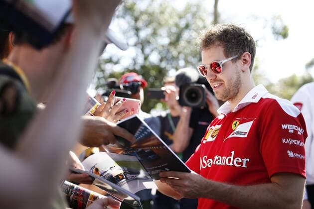 Motorsports: FIA Formula One World Championship WM Weltmeisterschaft 2016, Grand Prix of Australia, 5 Sebastian Vettel (GER, Scuderia Ferrari), xHOCHxZWEIx