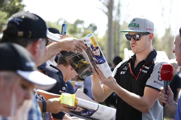 Motorsports: FIA Formula One World Championship WM Weltmeisterschaft 2016, Grand Prix of Australia, 27 Nico Hulkenberg (GER, Sahara Force India F1 Team), xHOCHxZWEIx