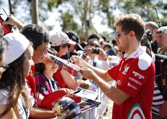 Motorsports: FIA Formula One World Championship WM Weltmeisterschaft 2016, Grand Prix of Australia, 5 Sebastian Vettel (GER, Scuderia Ferrari), xHOCHxZWEIx