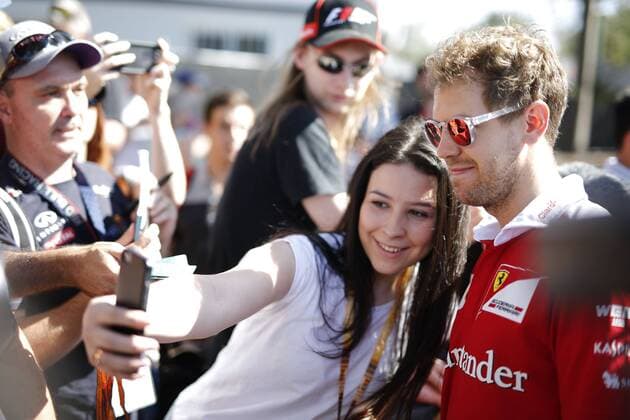 Motorsports: FIA Formula One World Championship WM Weltmeisterschaft 2016, Grand Prix of Australia, 5 Sebastian Vettel (GER, Scuderia Ferrari), xHOCHxZWEIx