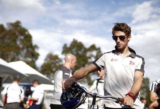 Motorsports: FIA Formula One World Championship WM Weltmeisterschaft 2016, Grand Prix of Australia, 8 Romain Grosjean (FRA, Haas F1 Team), xHOCHxZWEIx