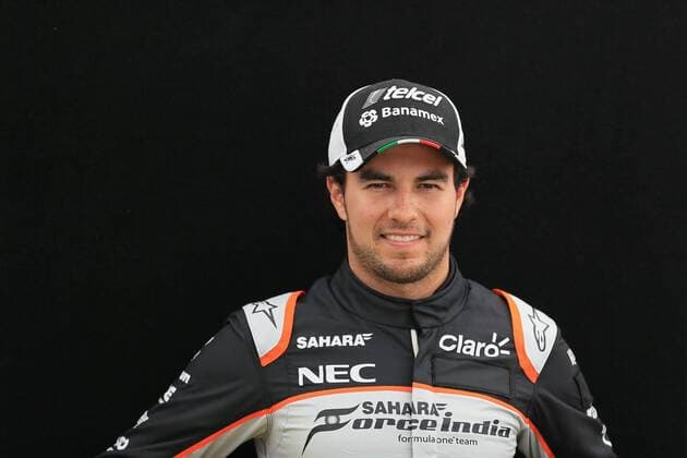 Motorsport, Formel 1, GP Australien, Fahrer Fotoshooting beim Media Day vor dem ersten Rennen in Melbourne 2016 F1 Grand Prix Australian Grand Prix Mar 17th. Melbourne Grand Prix Circuit, Albert Park, Melbourne, Australia. Sahara Force India - Sergio Perez xLeannexBoon Actionplusx  ActionPlus11718974