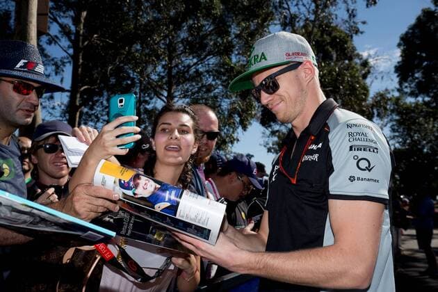 Niko Huelkenberg, Sahara Force India F1, Australien in Melbourne, 17.03.2016 Photo:mspb Jerry Andre Niko Huelkenberg, formula 1 GP, Australien