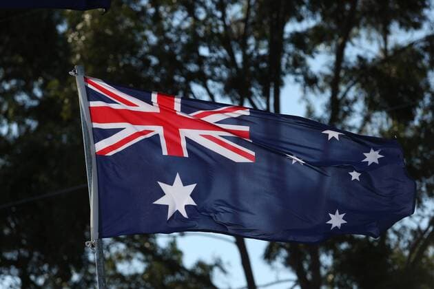 Australian Grand Prix, Melbourne 17 - 20 March 2016 17.03.2016 - Australian flag 