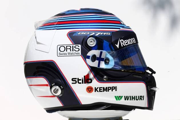 Motorsport, Formel 1, GP Australien, Fahrerhelme in Melbourne Australian Grand Prix, Melbourne 17 - 20 March 2016 17.03.2016 - The helmet of Valtteri Bottas (FIN) Williams FW38 