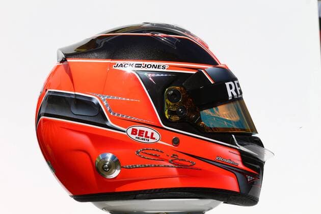 Motorsport, Formel 1, GP Australien, Fahrerhelme in Melbourne Australian Grand Prix, Melbourne 17 - 20 March 2016 17.03.2016 - The helmet of Esteban Ocon (FRA) Renault Formula One Team Test Driver 