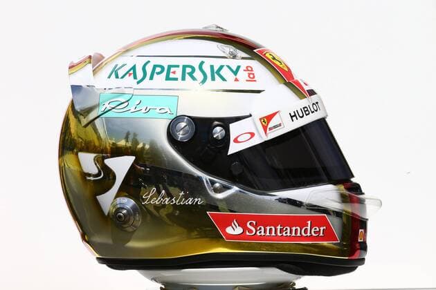 Motorsport, Formel 1, GP Australien, Fahrerhelme in Melbourne Australian Grand Prix, Melbourne 17 - 20 March 2016 Australian Grand Prix, Melbourne 17 - 20 March 2016 17.03.2016 - The helmet of Sebastian Vettel (GER) Scuderia Ferrari SF16-H 