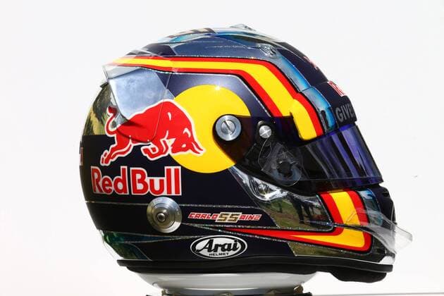 Motorsport, Formel 1, GP Australien, Fahrerhelme in Melbourne Australian Grand Prix, Melbourne 17 - 20 March 2016 17.03.2016 - The helmet of Carlos Sainz Jr (ESP) Scuderia Toro Rosso STR11 