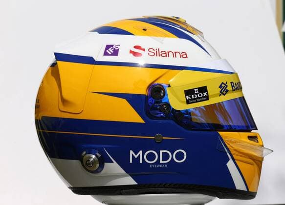 Motorsport, Formel 1, GP Australien, Fahrerhelme in Melbourne Australian Grand Prix, Melbourne 17 - 20 March 2016 Australian Grand Prix, Melbourne 17 - 20 March 2016 17.03.2016 - The helmet of Marcus Ericsson (SUE) Sauber C34 