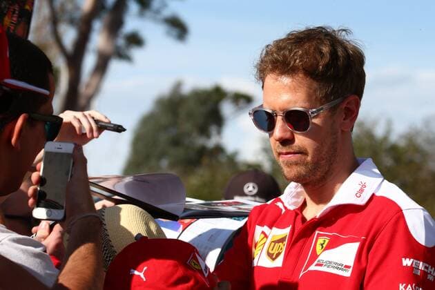 Australian Grand Prix, Melbourne 17 - 20 March 2016 17.03.2016 - Sebastian Vettel (GER) Scuderia Ferrari SF16-H 