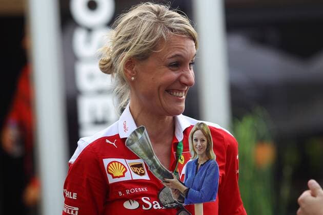 Australian Grand Prix, Melbourne 17 - 20 March 2016 17.03.2016 - Britta Roeske (AUT) Ferrari Press Officer. 