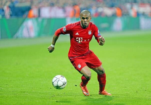 FC Bayern München - Juventus Turin Deutschland, München, 16.03.2016, Fussball, UEFA Champions League, Saison 2015 2016, Achtelfinale, Rückspiel, FC Bayern München - Juventus Turin (4:2 n. V.): Douglas Costa (FC Bayern München).