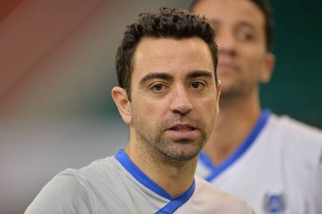 Losail, Qatar - Motorsport, Motorrad WM, Moto GP, Fussball-Freundschaftsspiel Xavi Hernandez 