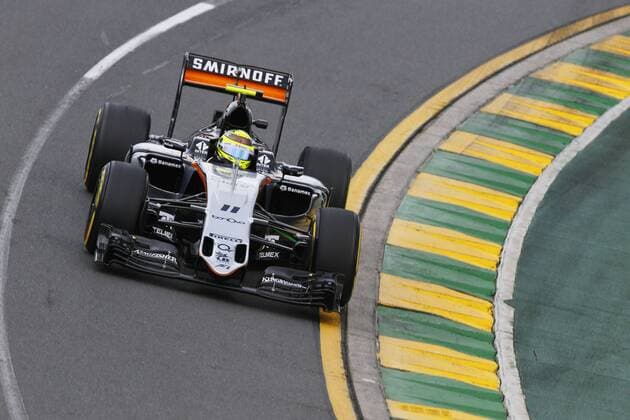 Motorsports: FIA Formula One World Championship WM Weltmeisterschaft 2016, Grand Prix of Australia, 11 Sergio Perez (MEX, Sahara Force India F1 Team), xHOCHxZWEIx