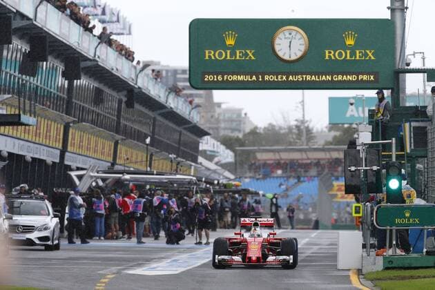 Motorsports: FIA Formula One World Championship WM Weltmeisterschaft 2016, Grand Prix of Australia, 5 Sebastian Vettel (GER, Scuderia Ferrari), xHOCHxZWEIx