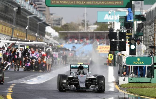 Motorsports: FIA Formula One World Championship WM Weltmeisterschaft 2016, Grand Prix of Australia, 6 Nico Rosberg (GER, Mercedes AMG Petronas Formula One Team), xHOCHxZWEIx