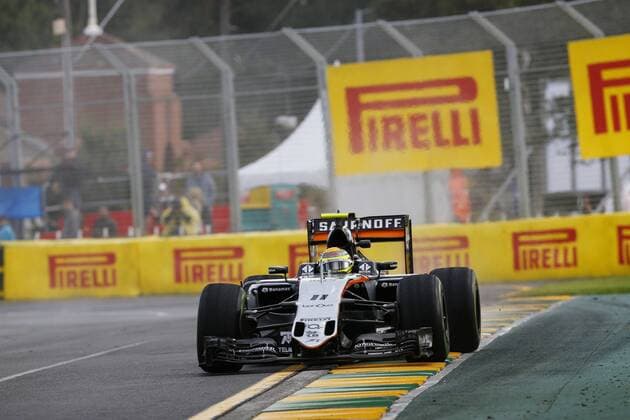 Motorsports: FIA Formula One World Championship WM Weltmeisterschaft 2016, Grand Prix of Australia, 11 Sergio Perez (MEX, Sahara Force India F1 Team), xHOCHxZWEIx