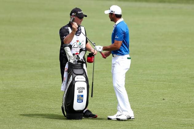 March 18, 2016 - Orlando, Florida, United States - Jason Day (R) and his caddie Colin Swatton on the 8th fairway during the second round of the Arnold Palmer Invitational at Bay Hill Club & Lodge. PGA Golf Herren 2016 - Arnold Palmer Invitational - Round 2 - ZUMAw109