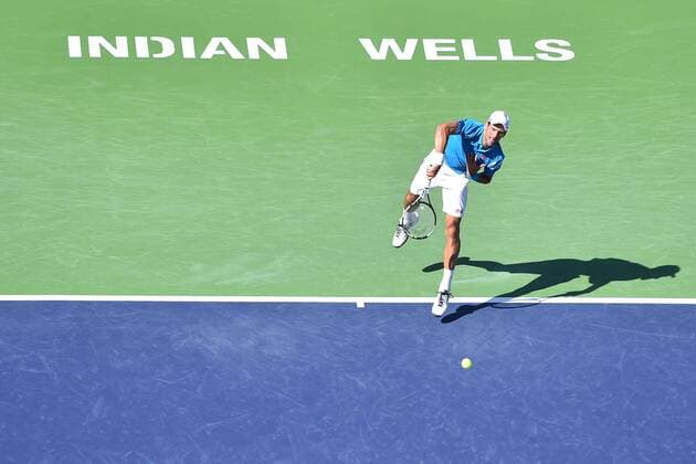 Novak Djokovic (Ser) - Tennis, Indian Wells 2016 - 18 03 2016 TennisMagazine Panoramic 