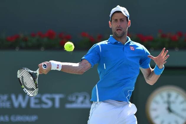 Novak Djokovic (Ser) - Tennis, Indian Wells 2016 - 18 03 2016 TennisMagazine Panoramic 