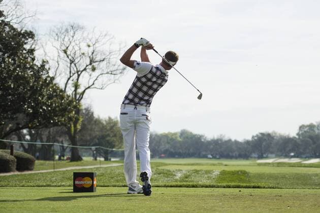March 18, 2016: Brett Stegmaier tees off on 11 during the second round of the Arnold Palmer Invitational in Orlando, FL. (Photograph by Roy K. Miller Icon Sportswire) GOLF: MAR 18 PGA Golf Herren - Arnold Palmer Invitational presented by MasterCard - Second Round Icon1603180752 EDITORIAL USE ONLY