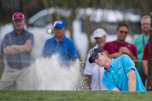 March 18, 2016: Roberto Castro plays out of the sand on 14 during the second round of the Arnold Palmer Invitational in Orlando, FL. (Photograph by Roy K. Miller Icon Sportswire) GOLF: MAR 18 PGA Golf Herren - Arnold Palmer Invitational presented by MasterCard - Second Round Icon1603181442 EDITORIAL USE ONLY