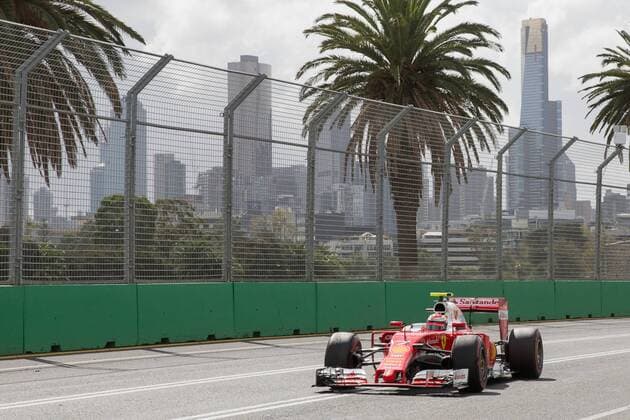 March 19, 2016: Kimi Raikkonen (FIN) 7 from the Scuderia Ferrari team during practise session three at the 2016 Australian Formula One Grand Prix at Albert Park, Melbourne, Australia. Formula One 2016: Australia Day 3 - ZUMAc04_