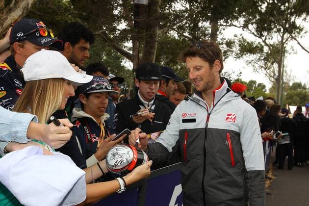 Australian Grand Prix, Melbourne 17 - 20 March 2016 19.03.2016 - Romain Grosjean (FRA) Haas F1 Team VF-16 