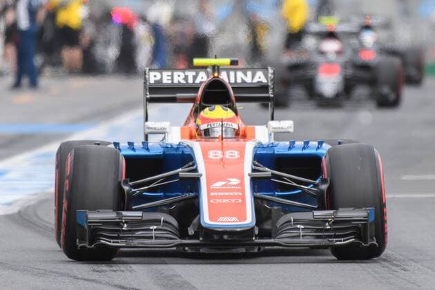 March 19, 2016: Rio Haryanto (IDN) 88 from the Manor Racing leaving the pits for qualifying at the 2016 Australian Formula One Grand Prix at Albert Park, Melbourne, Australia. Formula One 2016: Australia Day 3 - ZUMAc04_